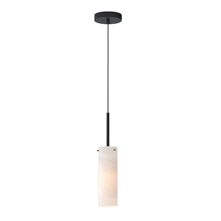 Maxim Lighting Blizzard 1-Light Pendant, Black 10511MRBK